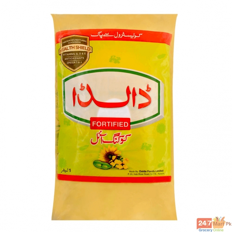 Dalda Sunflower Cooking Oil Pouch 1 ltr