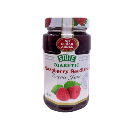 Stute Jam For Diabetic Raspberry Seedless 430 gm