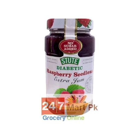 Stute Jam For Diabetic Raspberry Seedless 430 gm