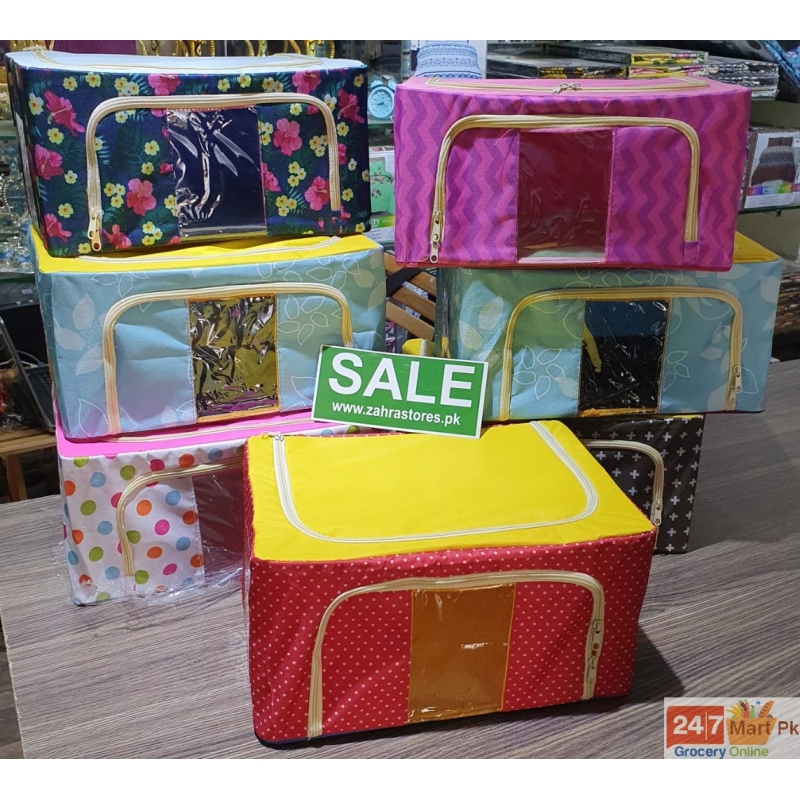 Wardrobe Organisers - Wire Structure Cloth Storage Box