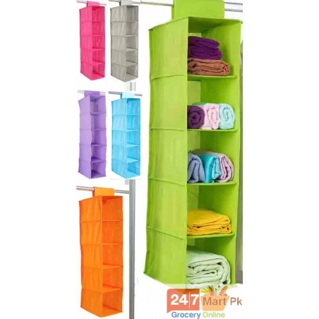 5 Shelf Clothes Hanging Organizers