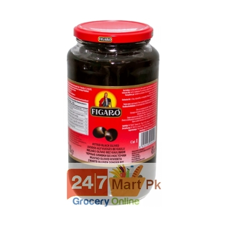 Figaro Olives Black Pitted 900 gm