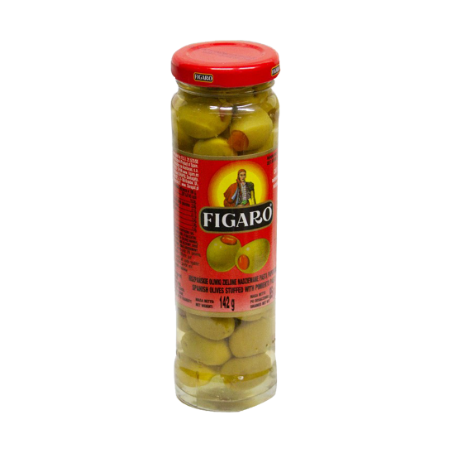 Figaro Olives Green Stuffed 142 gm