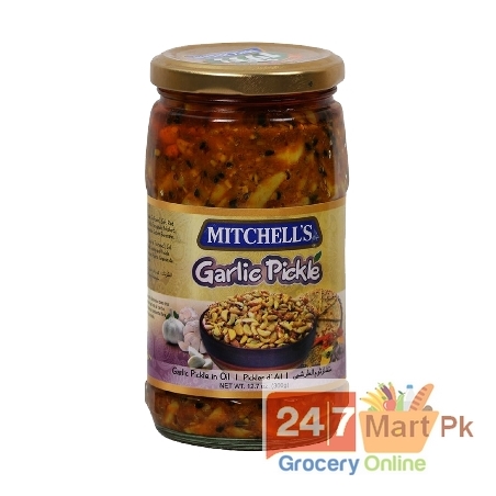 Mitchells Garlic Pickle In Oil 360 gm