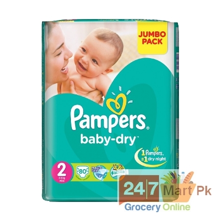 Pampers Diaper Baby Dry Night Mini 2 80Pcs 3-6kg