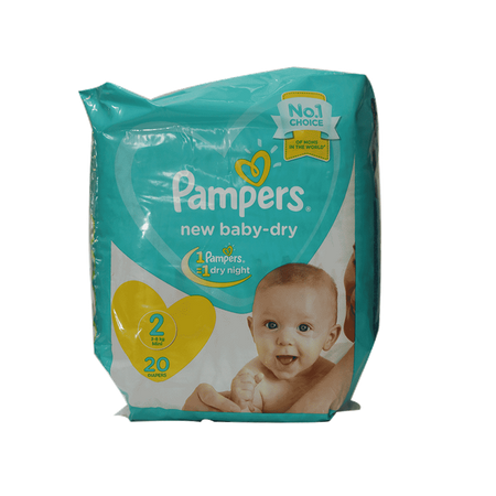 Pampers Diaper Baby Dry Night Mini 2 20Pcs 3-6 kg