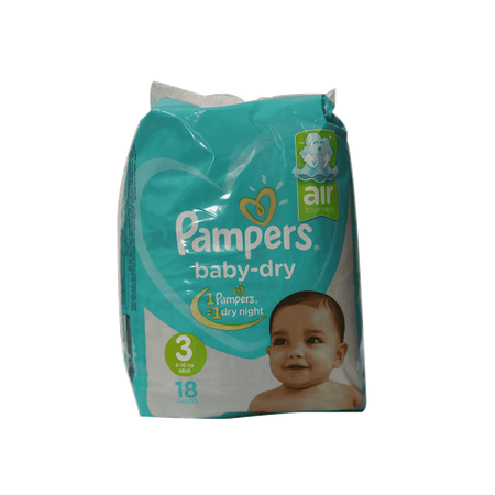 Pampers Diaper Baby Dry Midi 3 18Pcs 4-9 kg
