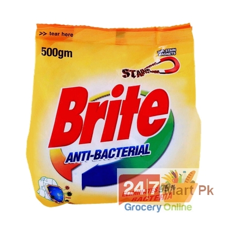 Brite Washing Powder Anti Bacterial 500 gm