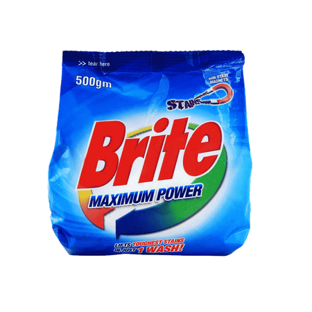 Brite Washing Powder Maximum Power 500 gm