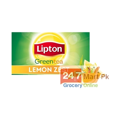 Lipton Green Tea Bags Lemon Zest 25 Bags 32.5 gm