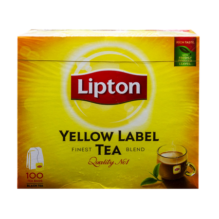 Lipton Tea Yellow Label 100 Bags 200 gm