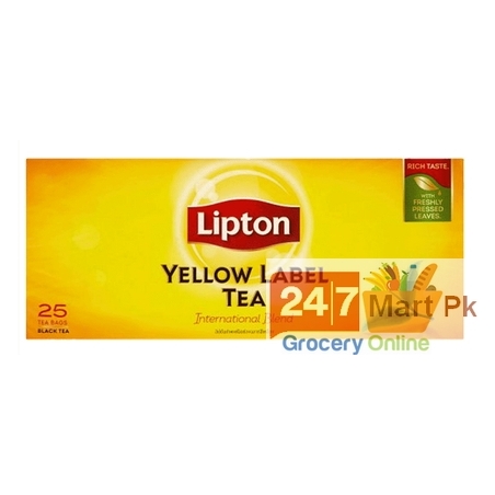 Lipton Tea Yellow Label 25 Black Tea Bags 50 gm