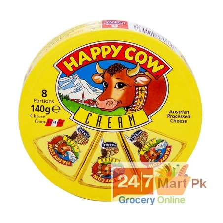 Happy Cow Cream 8 Portions 140 gm
