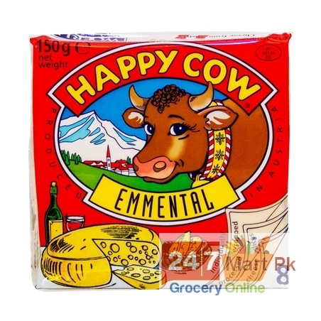Happy Cow Emmental Cheese Slice 150 gm
