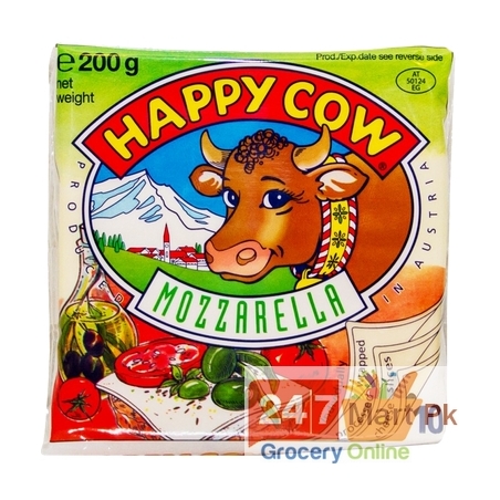 Happy Cow Mozzarella Cheese 200 gm