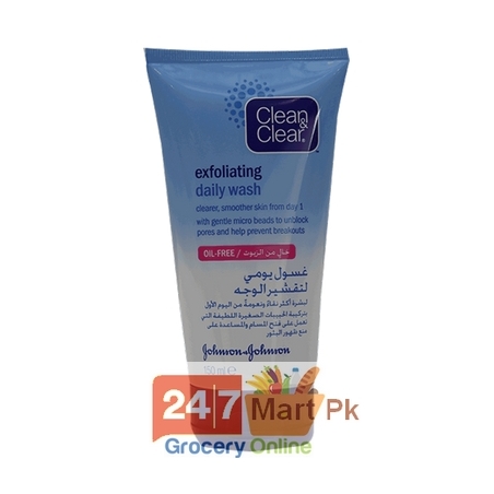 Clean & Clear Exfoliating Daily Face Wash Oil Free 150 ml
