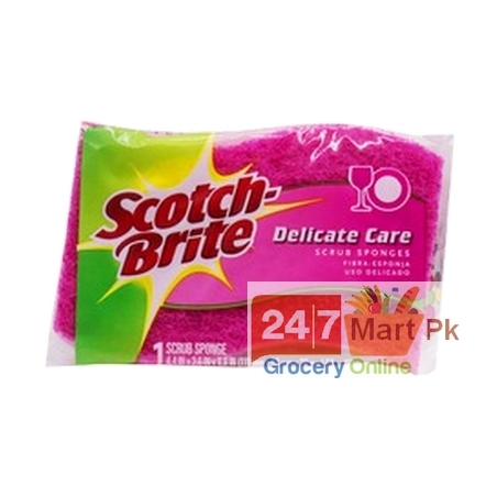 Scotch Brite Delicate Care Scrub Sponge 1 Pc