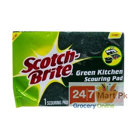 Scotch Brite Scouring Pad Green Kitchen Large 1Pc