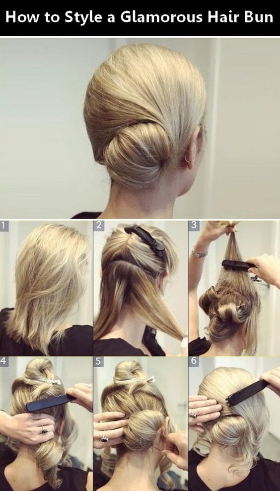 How to Style a Glamorous Hair Bun