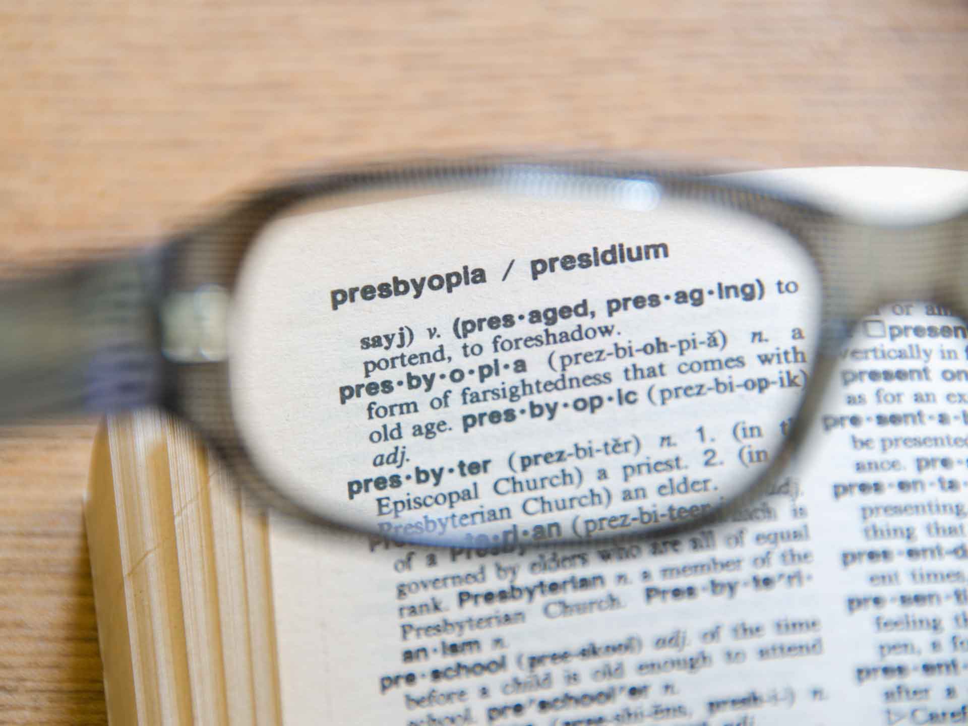 Presbyopia and its Correction with Reading Glasses